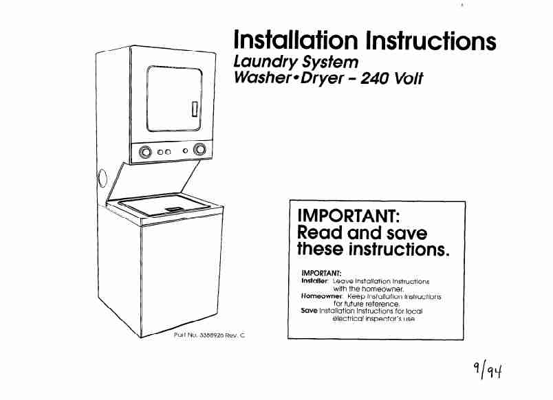 Alliance Laundry Systems WasherDryer WasherDryer-page_pdf